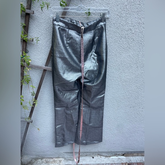 House of CB JAS SILVER KICK FLARE TROUSERS New with Tags! - Picture 7 of 7